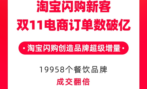 品牌增长“超级增量”：淘宝闪购新客双11电商订单破亿