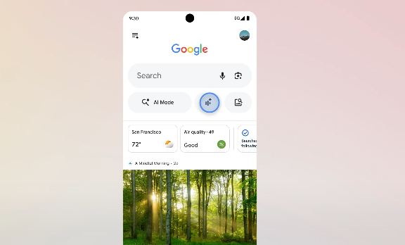 谷歌全球上线Search Live:搭载Gemini3.1Flash Live实现摄像头实时AI搜索