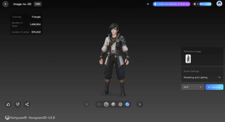 中国大模型加速海外商用，腾讯混元3D上线国际站