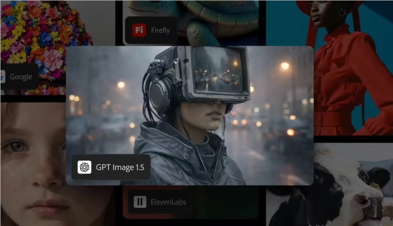 ​Adobe Firefly 集成 OpenAI GPT-Image 1.5：订阅用户限时开启不限量生成模式