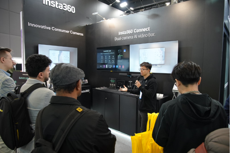 影石Insta360 AI双摄视频会议一体机Connect 斩获全球顶级专业视听展会大奖