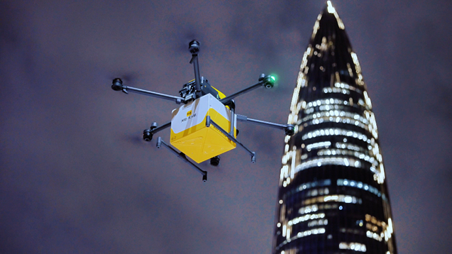 美团无人机在深上线夜间配送 即日起人才公园等景点服务至晚8点