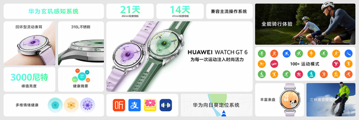 华为WATCH GT 6系列正式发布:超长续航全能智能手表亮相