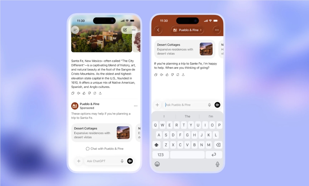 ​ChatGPT 官宣引入广告：开启“搜索式”变现，免费用户将率先体验