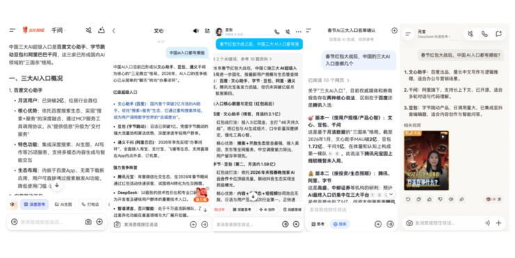 百度卡位AI入口 文心助手率先跑出四倍增速