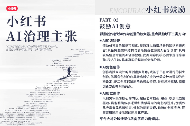 小红书首次公布AI治理主张：坚决反对四类AI行为，给AI创作划出清晰边界