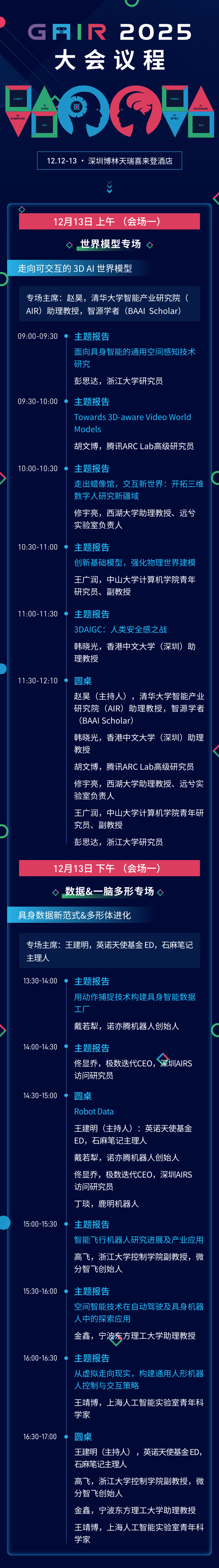 第八届GAIR全球人工智能与机器人大会，议程正式公布