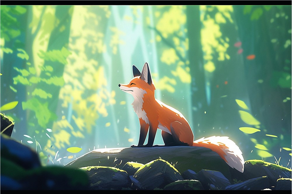 狐狸 手绘插画 绘本故事