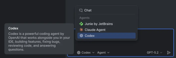 ​JetBrains IDE 深度集成 OpenAI Codex，开启智能体协作新模式