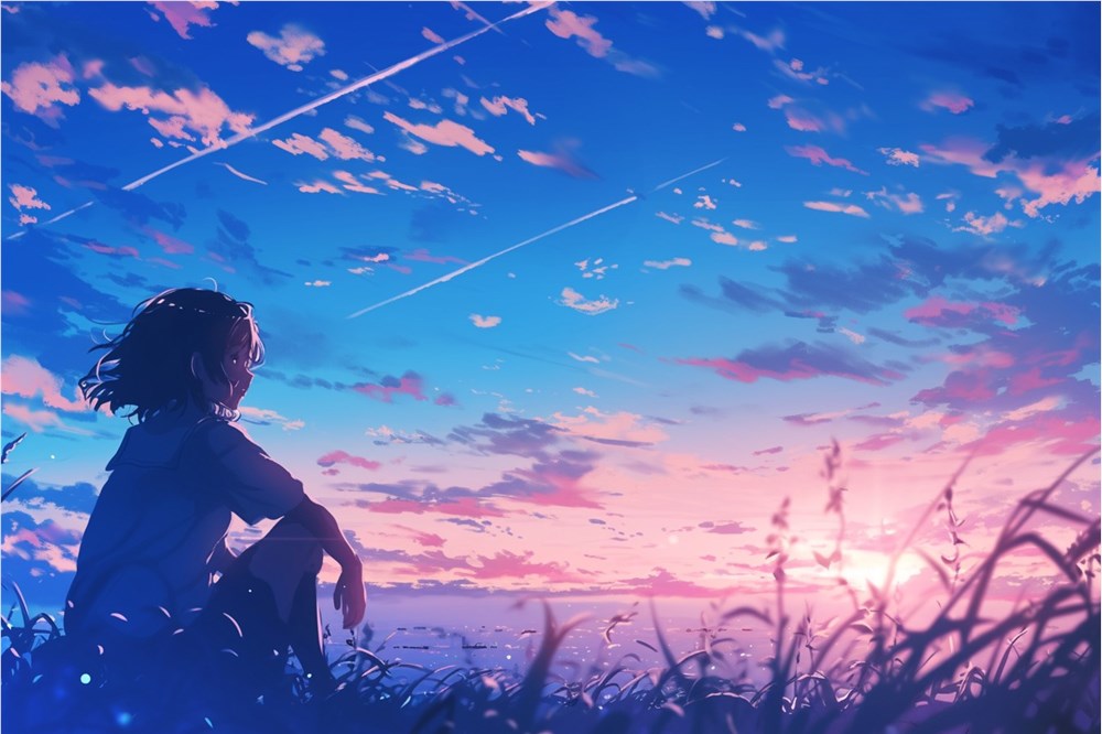 唯美 动漫 二次元 插画