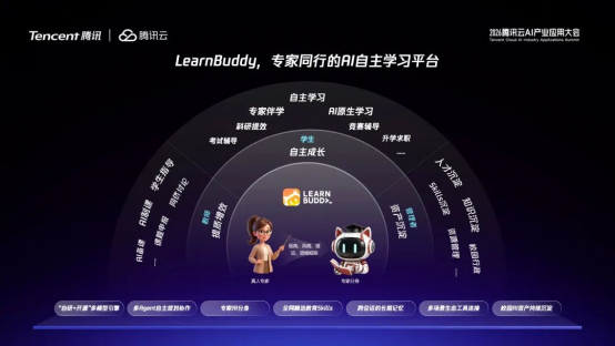 腾讯发布首个智能体行业应用LearnBuddy，打造专家同行的AI自主学习平台