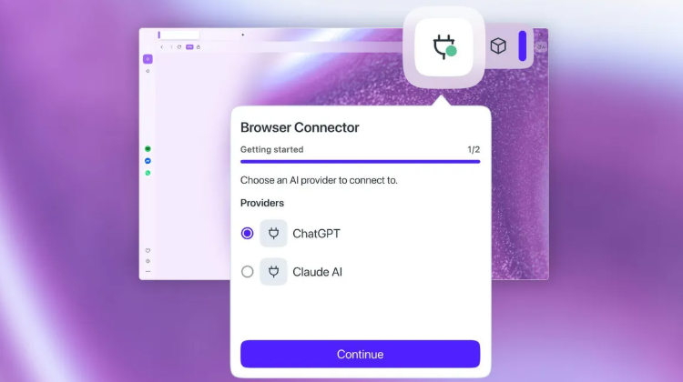 Opera 推出浏览器连接器功能 让 AI 聊天机器人无缝集成