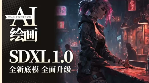 【AI绘画】SDXL 1.0大模型发布！训练像素超级加倍，AI会写字了！XL模型安装使用教程 Stable Diffusion