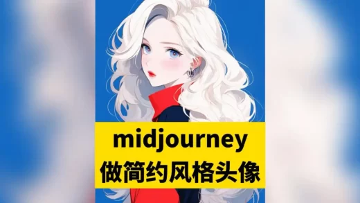 一分钟学会用Midjourney做简约卡通头像