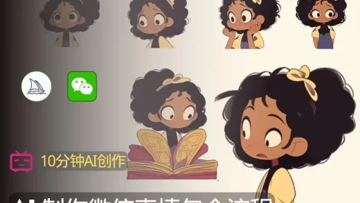 Midjourney制作微信表情包全流程(含上架)