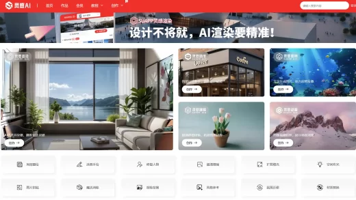 SUAPP AI——SketchUp 的AI图纸渲染网站